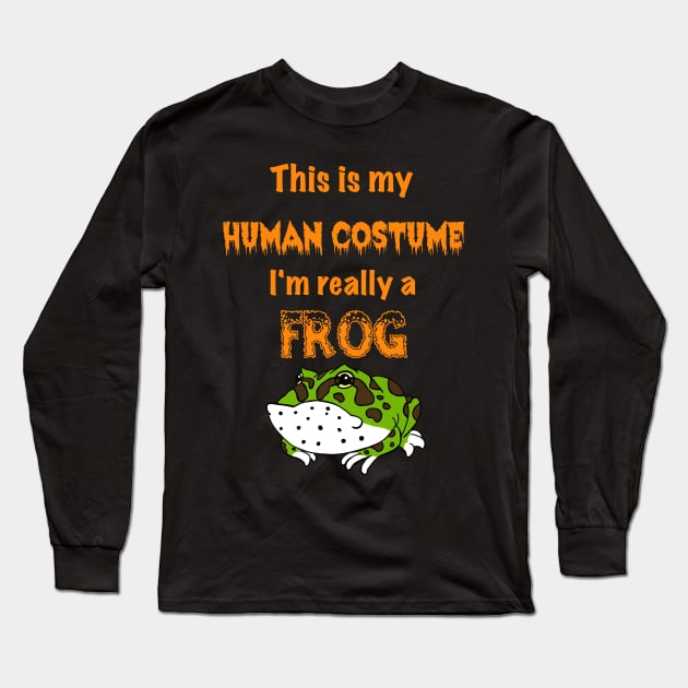 I'm Really a Frog Long Sleeve T-Shirt by SNK Kreatures